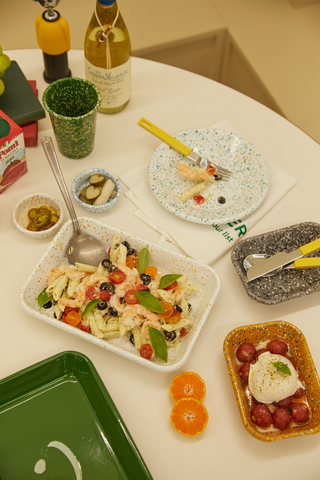 Eding Enamelware Serving Plate